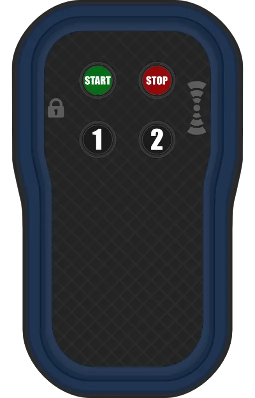 Industry 2 buttons remote Industry 2 buttons remote