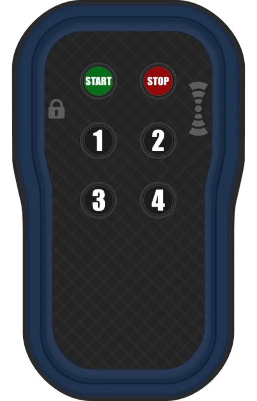 Industrial 4 buttons remotes Industrial 4 buttons remotes