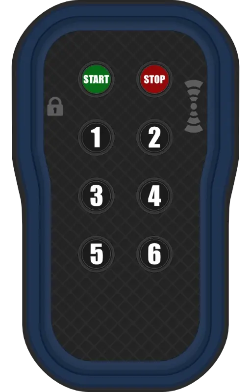 Industrial 6 buttons remotes Industrial 6 buttons remotes